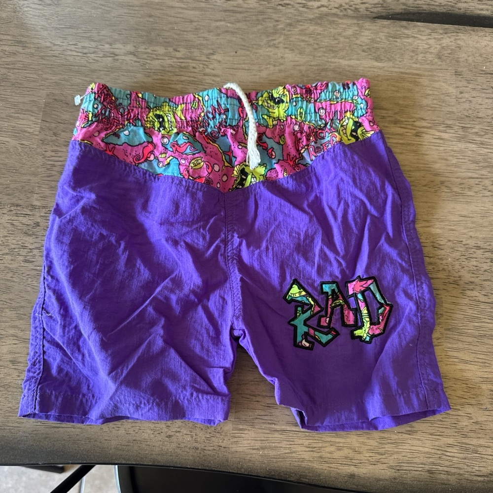Vintage toddler swim shorts